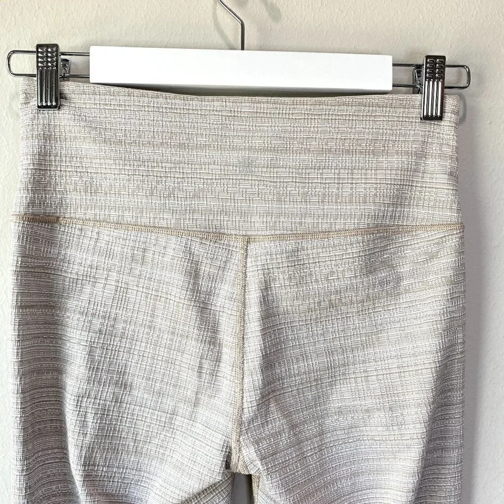 Athleta High Rise Jacquard Chaturanga 7/8 Tights S